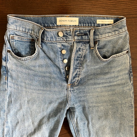 Denim Forum The Yoko High Raise Slim Jean - Picture 2 of 5